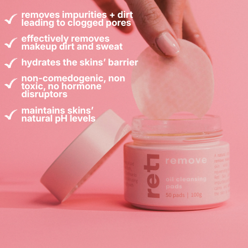 Remove - Oil Cleansing Pads 100g | Oil Cleanser NZ | Reti Skin