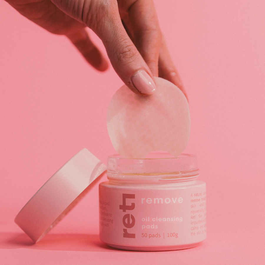 Remove - Oil Cleansing Pads 100g | Oil Cleanser NZ | Reti Skin
